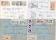 37027# LOT 14 LETTRES FRANCHISE PARTIELLE RECOMMANDE Obl MONDELANGE MOSELLE 1967 1968 Pour METZ 57 - Storia Postale