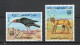 MAROC N°  736 + 737    NEUFS SANS CHARNIERE  COTE 7.00€   ANIMAUX FAUNE  VOIR DESCRIPTION - Morocco (1956-...)