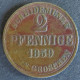 Münze Braunschweig 90 - 2 Pfennig Scheidemünze 1859 Sachsenroß Kupfer Ss - Autres & Non Classés