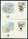 Sowjetunion 5694-5697 Naturschutz Eisbären Set Satz Postfrisch FDC+Maximumkarten - Cartas & Documentos