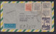 Brasilien R Luftpost Brief Wiesbaden 774 Flug Santos Dumont Um Den Eifelturm - Lettres & Documents