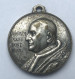 Belle Médaille Pedentif Ancien En Métal Argenté - Pape Joannes XXIII Et Saint Christophe - PONT MAX - Religión & Esoterismo