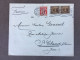 Enveloppe Timbrée / Belgique / Namur / Pour Saint Claude / Jura / 1935 - Brieven En Documenten
