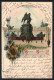 Lithographie Berlin, Ansicht Des Denkmals Kaiser Wilhelm Der Grosse  - Mitte