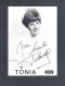 TONIA     -  FOTOKAART  MET  HANDTEKENING  (2 Scans)   (15.523) - Cantanti E Musicisti