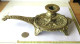 Lade 2000 - Bronzen Hand Kandelaar - Bougeoir à Main En Bronze - 648 Gram - Bronzi