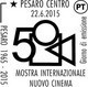 ITALIA - Usato - 2015 - 50 Anni Della Mostra Internazionale Del Nuovo Cinema Di Pesaro - 0.80 Logo - 2011-20: Afgestempeld