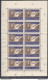 1947 SAN MARINO, Minifoglio Americano , N° 15 - Firmato Giulio Bolaffi E Timbrino Di Garanzia - Splendido Senza Pieghe - Blokken & Velletjes