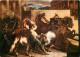 Art - Peinture - Théodore Géricault - Course De Chevaux Libres à Rome 1817 - Musée Du Louvre De Paris - CPM - Voir Scans - Malerei & Gemälde