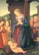 Art - Peinture Religieuse - Lorenzo Di Credi - Adorazione Del Bambino - CPM - Voir Scans Recto-Verso - Paintings, Stained Glasses & Statues