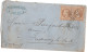 France- 1868 - Sur Enveloppe -Napoléon III -2 Timbres Du 10 Cts Bistre  Yvert N° 28A- Oblit- G.C -2032 - 1863-1870 Napoleon III With Laurels