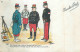 MILITARIA   Lot De 7 Cp Humoristiques Pub Chocolat LOUIT 14scans - Humour