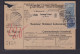 Deutsches Reich Brief Paketkarte Destination Coblenz Lützel Mit Eindruck Via - Cartas & Documentos