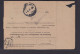 Deutsches Reich Brief Paketkarte Destination Coblenz Lützel Mit Eindruck Via - Storia Postale