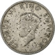 République D'Inde, 1/2 Rupee, 1947, Mumbai, Cupro-nickel, TTB+, KM:Pn5 - Indien