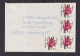 DDR Brief 3276 Blumen Dekorativer Beleg Lauchhammer Nach Hamburg - Briefe U. Dokumente