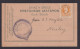 Griechenland Ansichtskarte EF 10 L Hermeskopf Athen Monument De Lysicrate 1899 - Storia Postale