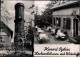 Oybin Hochwaldturm Mit Gaststätte - Außenansicht Mit Gästebereich 1958 - Oybin