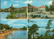 Ansichtskarte Waren (Müritz) Tiefwarensee, Markt, Badeanstalt, Müritz G1968 - Waren (Müritz)