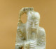 Statue Sage Chinois En Albâtre - Asiatische Kunst