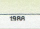 3196 Gedenkstätte Como: Jahreszahl 1988 Am Unterrand Abgeschliffen, Feld 14 ** - Variedades Y Curiosidades