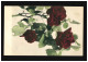 AK Blumen Dunkelrote Rose Zweig Blätter Serie 155, Hamburg 24.7.1907 - Autres & Non Classés