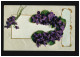 AK Blumen Veilchen Bouquet Girlande Rahmen Gold Jugendstil, Gelaufen 2.12.15 - Autres & Non Classés
