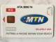 RRRR   ATA   SOUTH AFRICA  MTN   TELATELY  2001  LIMITED EDITION 100 - Suráfrica