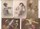 Lot De 56 CPA Variés Femme, Fleurs, Enfants, Hommes, 1er Avril Et Autres à Voir... Toutes Scannées - 5 - 99 Cartoline