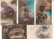 Delcampe - Lot De 56 CPA Variés Femme, Fleurs, Enfants, Hommes, 1er Avril Et Autres à Voir... Toutes Scannées - 5 - 99 Postcards