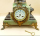 Pendule De Cheminée - Onyx, Régule, "Le Jour" - 1850-1900 - Relojes