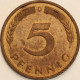 Germany Federal Republic - 5 Pfennig 1977 D, KM# 107 (#4583) - 5 Pfennig