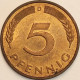 Germany Federal Republic - 5 Pfennig 1978 D, KM# 107 (#4585) - 5 Pfennig