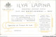 AJUP2-0131 - MUSICIEN - ILYA LAPINA - Dessinateur - Imprimeur - éditeur  - Muziek En Musicus