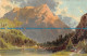 R051168 Painting Postcard. Mountains And Lake. 1903 - World