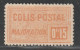 ALGERIE - COLIS POSTAUX - N°11Aa ** (1924-27) 15c Orange - Sans Surcharge "CONTROLE REPARTITEUR" - Colis Postaux