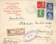 LETTRE. SUISSE. 29 10 15. HOTEL BEAU-SEJOUR GENEVE. RECOMMANDE POUR LA FRANCE. CENSURE SRASSBURG PK - Briefe U. Dokumente