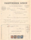 00157 "PARFUMERIE LUBIN- PARIS  - DITTA GIACOBINO -TORINO . FATTURA NR 49 DEL 30 JUIN 1932"  FATTURA ORIG - 1900 – 1949