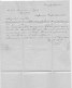 CHILI  Lettre  De VALPARAISO 1851 Griffe PANAMA / TRANSIT Taxe  Tampon 21 , Càd Entrée CALAIS - Maritime Post