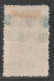 ALGERIE - COLIS POSTAUX - N°18a * (1927) 2f Sur 50c Noir , Surcharge Rouge. - Paketmarken