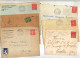 Lot LL De 42 Lettre Flamme Muette Sur Semeuse à Voir - Mechanical Postmarks (Advertisement)