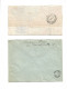 STORIA POSTALE - DEMOCRATICA £.2x2 - 3/6/1946, DEMOCRATICA £.1x3 - 12/6/46 - Marcophilia