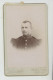 PHOTOS ORIGINALES - CDV Portrait Militaire N°104 Sur Col Uniforme - Photo LORTER 55 Rue Clef à PARIS - Anciennes (Av. 1900)
