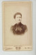 PHOTOS ORIGINALES - CDV AV. 1900 - Portrait Femme élégante - Photo COUTURIER , LE MANS - Ancianas (antes De 1900)
