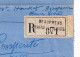 Lettre 1951 Recommandée Beaupréau Maine Et Loire Timbre Le Gerbier De Jonc Vivarais 50F - Briefe U. Dokumente