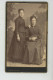 PHOTOS ORIGINALES - CDV AV. 1900 - Portrait Femmes élégantes - Photo J. GUITTET - LE MANS - Anciennes (Av. 1900)