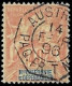 Nouvelle Calédonie 1892 - Yvert N° 50  - Michel N° 47 Oblitéré Paquebot !! Signé Dommergues - Usati