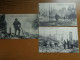 3 Cartes De Bruxelles Exposition - L'Incendie Des 14-15 Aout 1910 - Bruxelles Kermesse -> Onbeschreven En Beschreven - Mostre Universali