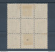 1907 SVIZZERA - Svizzera In Piedi - 40 Cent Grigio , Dentellato 11 ½ X 11 , Blocco Di 9 Con Francobollo Senza Diadema , - Sonstige & Ohne Zuordnung