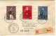 TP 302 > 304 Rois + TP S/L. Recommandée Obl. Schaerbeel 23/8/1930 > USA Ferndale C. D'arrivées - Covers & Documents